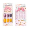 False Nails 2022 Fashion Cute Extension Återanvändbar akryl Fake Nail French Art Tips Set Löstagbart tips för kvinnor