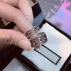 2022 Fashion Band Rings Vintage Great Wall Pattern Designer Trendy 925 Silver Ring for Women Wedding Rings Men Jewelry291V