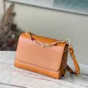 Ladies Fashion Casual Designe Luxury Twist Bags Shoulder Bag Chain Bag Crossbody Tote Handbag Top Mirror Quality äkta läder M20834 M20846 M20840 POUCH PURSE