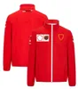 Chaqueta F1 de manga larga para equipo, sudadera con cremallera, traje de carreras deportivo informal para hombre