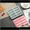 Baking Moulds Mods Bakeware Kitchen Dining Home Garden Drop Delivery 2021 Creative 8 Even Beeswax Gold Bar Chocolate Cake Diy Baki Otpja