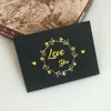 Zapasy imprezowe 100pcs Kreatywne karty z życzeniami Mini Wedding Dziękuję