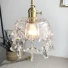 Pendant Lamps Crystal Glass Lamp Living Room Fixtures European Retro Lighting Vintage Single Head