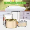 Apriscatole Apribottiglie da cucina automatici con un clic carattere Otto apriscatole Apriscatole con coperchio antiscivolo