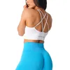 Sous-vêtement actif Nvgtn sans couture s'épanouir soutien-gorge Spandex haut femme Fitness élastique respirant amélioration du sein loisirs Sports 220830