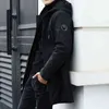 Men's Jackets Plus Size Men Winter Warm Fleece Parka 2021 New Black Hooded Windbreaker Outfit Fleec Long 8XL L220830