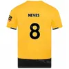 Man Club Club 7 Jersey de futebol neto 2022-23 FC Conjunto 32 Dendoncker 11 Hee-chan 9 Raul 10 Podence 4 Collins 23 Kilman 8 Neves 19 Jonny 3 Kits de camisa de futebol Ait-Nouri Langdui