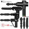 Massageador de corpo inteiro Pistolet Gun Massage Percussion LCD Pistola elétrica Massagem Fáscia Pescoço Página do pé da perna ombro Deep Muscle 220829