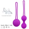 3 ПК устанавливают безопасные умные массажные шарики Kegel Ball Anal Sex Toys Ball Ball Cragne Cright Machine vaginal Geisha