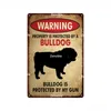 金属絵画ゼノビア装飾犬警告ヴィンテージスズサインサインメタルサイン愛好家保護されたペットアイアンポスターウォールファームケンネルドガウスデコレーションT220829