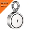 160 240 400kg Powerful Neodymium Magnet Hook strong Salvage Magnet Sea Fishing Equipments Holder with Ring holder 5M Rope2542284c