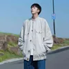 Men's Jackets Streetwear Button Fashion Loose Spring Autumn Oversized Bomber Multi Spotted Woman Outfit 5XL L220830