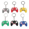 Key Rings Cartoon PVC Keychains Accessories Game Console Handle Pendant Car Key Chains Rings Jewelry Gifts Design Keyrings Holder Trinkets Silver Metal Bag Charms