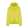 Femmes Down Parkas Hoody Duck Jacket Femmes Mode Puffer Manteau Automne Zipper Ultra Léger Chaud Femelle Out Portable XXXL Hiver 220830