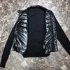 여성용 재킷 2022 여성용 농작물 복구 재킷 니트 판넬 패션 따뜻한 가을 봄 봄 봄웨어웨어 가을 여성 의류 검은 색