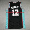SL Ja Morant Basketball Jersey Lamelo Ball Mike 10 Bibby Hornet Damian 0 Lillard Memphi Grizzlie Green White Blue Size S-XXL