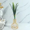 Fleurs décoratives artificielles en plastique, feuille de Phalaenopsis, accessoires de bricolage, Simulation de plante verte pour décoration de mariage et de maison