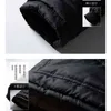남성용 재킷 겨울 면화 중년 구형 의류 2022 새로운 캐주얼 두꺼운 따뜻한 후드 코튼 재킷 NBH648 L220830