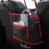 Bilnät Pocket Handväska hållare handväska mellan säten Mesh Backseat Organizer Pures Phone Storage Neting Pouch C0830