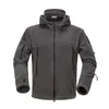 Giacche da esterno Felpe con cappuccio Giacca da esterno in pile Softshell Tattico militare Uomo Polartec Cappotto termico con cappuccio polare Capispalla Abbigliamento militare 220830