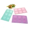 Moules de cuisson Silicone Savon Moule Fleur Motif Rectangulaire Fait Main Fabrication DIY Moule 3 Fleurs 1 PC