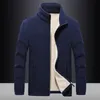 Mensjackor Mens Tjocka fleecejackor Män Outwear Sportkläder Ullfoder Varma jackor Rockar Man Thermal Coat Men Winter Coat Plus Size M 9xl 220830