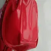 패션 캣츠 의상 PVC 가짜 가죽 섹시 여자 레드 라텍스 드레스 여름 스커트 파티 286f