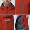 Mens Down Parkas jaqueta curta outono elegante casaco com capuz de alta qualidade mens marca vestuário MWC21601I 220829