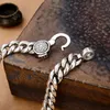 S925 Sterling Silber Kette Persönlichkeit Thaisilver Hip Hop Cuban Link Kette Frauen Kragen Halskette Jungen Mädchen Choker -Ketten OMM6910032