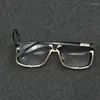 Солнцезащитные очки Kapelus Man персонализированный металлический квадратный квадратный квадрат в натуральной форме UV400