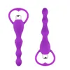 Tira perle maschio e femmina anale vibratore massaggio crisantemo giocattoli sessuali cortile1
