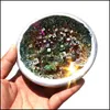 Decorative Objects Figurines Pcs Natural Purple / Blue Rainbow Bismuth Mineral Ore Crystal Bowl For Home Decoration Decora Bdesybag Dhjmr