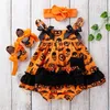 Roupas Conjuntos de roupas Baby Swing Top Rose Rose Baby Girls Clothes Conjunto de verão estilo infantil roupas de babados de christams presentes nascidos roupas de menina 220830