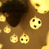 Strings Football String Lights 1.5m 10Leds 3m 20Leds Bateria Operado a Children's Room Garden Bar Party Decoration Fairy