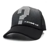 Ball Caps 2022 Summer Mesh Baseball Cap Новеньша Вопрос Марк Женщины Unisex Snapback Hip Hop Hat Cool Street Truck Gruil