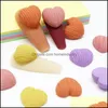 Nail Art Decorations Nail Art Decorations 12Pcs Sweet Love Heart Resin Jewelry For Colorf Diy Manicure Design Ornaments Nails Accesso Dhpy4
