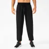 Тренажеры -леггинсы мужская йога наряды свободные спортивные брюки водонепроницаемые беговые беговые Zipper joggers