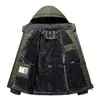 Herrjackor vinterfleece varm tjock parkas jacka kappa h￶g kvalitet utomhus outwear vattent￤tt huva casual l9xl 220829