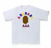 Bapes T Shirt T-shirt da uomo Magliette Moda Top per uomo Casual Graphic Petto Lettera Tees Luxurys Abbigliamento Stampa Pantaloncini 332