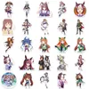 50Pcs Cartoon Anime Pretty Derby Sticker Settimana speciale Figura Graffiti Giocattolo per bambini Skateboard Auto Moto Bicicletta Decalcomanie