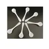 2.5g Medi￧￣o descart￡vel Spoons Ferramentas de caf￩ Leite de ch￡ em p￳ de pl￡stico Medi￧￣o de bolas de medi￧￣o