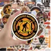 50Pcs Firefighter Stickers Skate Accessories No-Duplicate Waterproof Vinyl Sticker For Laptop Luggage Phone Case Helmet Guitar Car Decals