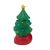 Decorazioni per interni Ornamento per auto Albero di Natale agitante ad energia solare Albero di Natale in plastica Altalena Bambola Veicolo giocattolo Regalo di compleanno