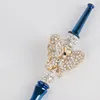 Diamon Sparkly Smoking Metal Pipes Herb Tobacco Halloween Animals Zinc Alloy Pipe Portable Creative Hand pipes