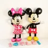 Décorations de Noël 1set Fête D'anniversaire Enfants Latex Ballons Arc Ensemble Bébé Douche Minnie Fournitures Air Jouets Cadeaux 220829