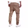 2020 العلامة التجارية الجديدة رجال السراويل Khaki Hip Hop Harem joggers pants الذكور بنطلون الرجال غير الرسميين الركض الصلبة الحجم 6xl269i