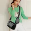 Bolsas noturnas 2 em 1 estilo coreano Mulheres Bolsa de crossbod