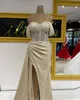2022 Arabiska aso ebi lyxiga sjöjungfrun prom klänningar pärlor pearls kväll formella parti andra mottagning födelsedag engagemang klänningar klänning zj505