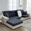 Chaves de cadeira sofás de capa para sala de estar Sofá seccional L L Shaper Home Seat plinto de veludo elástico preto decorativo