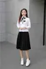 Clothing Sets Japanese School Uniforms For Girls Class Suits White Shirt Long Skirt JK Uniform Costumes Koran College Boys